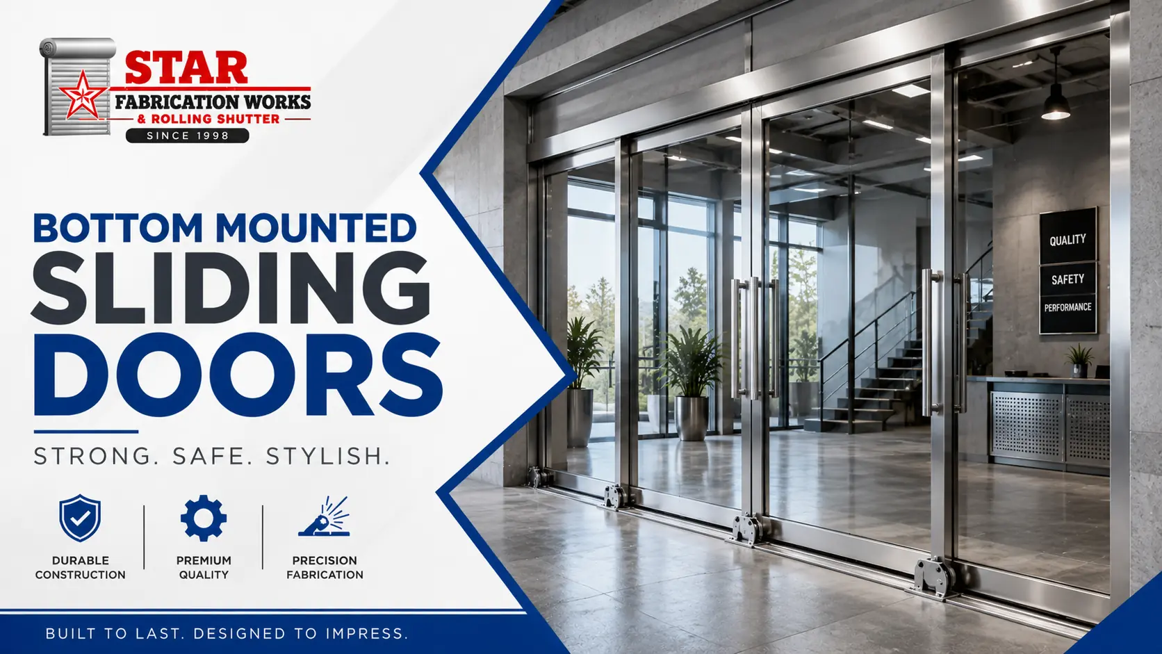 Bottom Mounted Sliding Doors