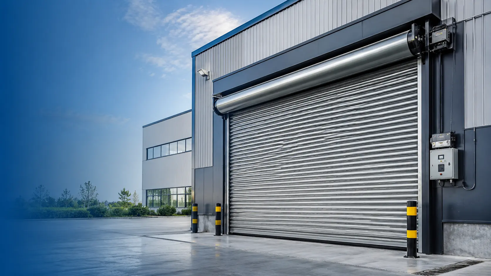 Motorized Rolling Shutters