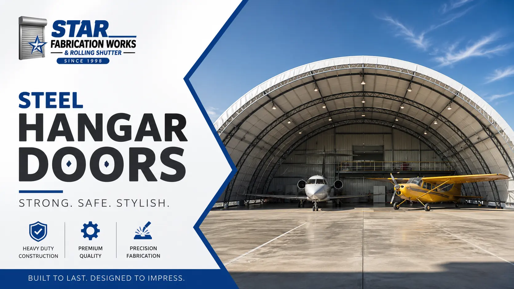 Steel Sliding Hangar Doors