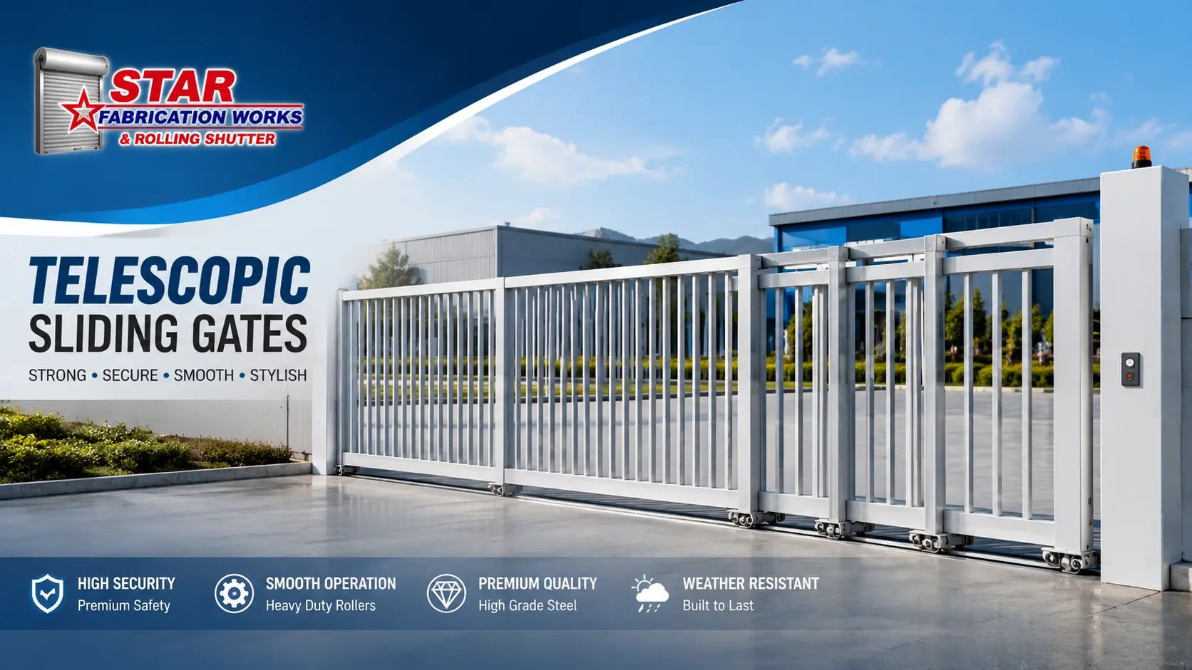 Telescopic Sliding Gates